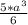 \frac{5 * a^{3} }{6}