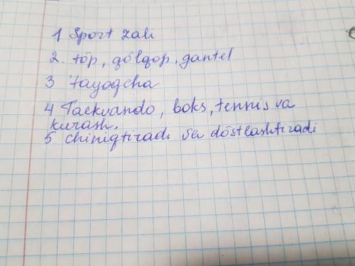 X-mashq. Berilgan soʻzlardan mosini qo'yib, gaplarnikoʻchiring.1. Maktabimizning ... katta va chiroy