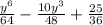 \frac{y^6}{64}-\frac{10y^3}{48} +\frac{25}{36}