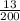 \frac{13}{200}