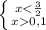 \left \{ {{x0,1}} \right.