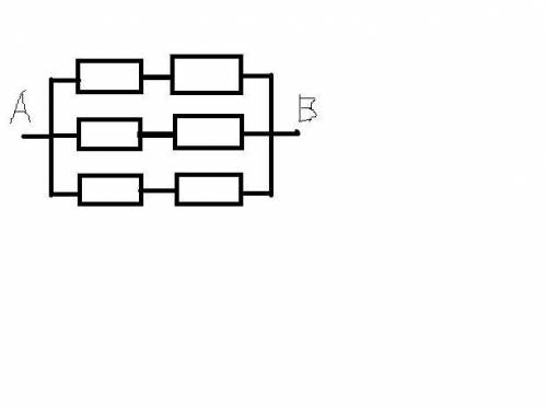 Задача по физике. Как следует соединить шесть резисторов по 3 Ом каждый, чтобы получить общее сопро