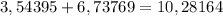 3,54395+6,73769=10,28164