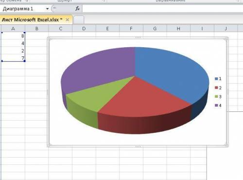 Как сделать таблицу в Excel, чтобы получилась такая диаграмма?