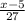 \frac{x-5}{27}