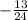 -\frac{13}{24}