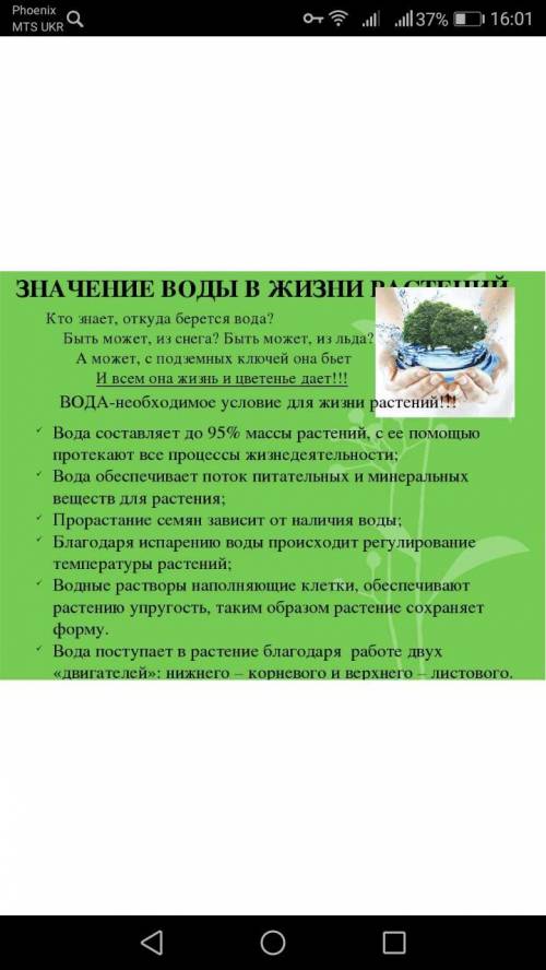 Яке значення має вода для життя рослин і які виробили пристосування до її нестачі?