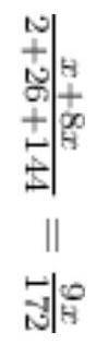 Сократи дробь x+8/x2+26x+144