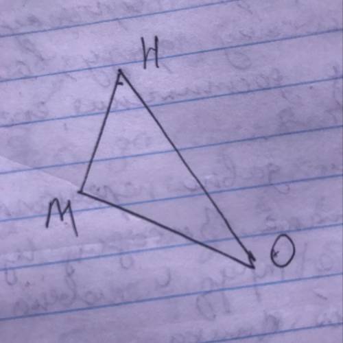 Построить треугольник МНО, если МН = 2 см, НО = 4 см, ОМ = 3 см