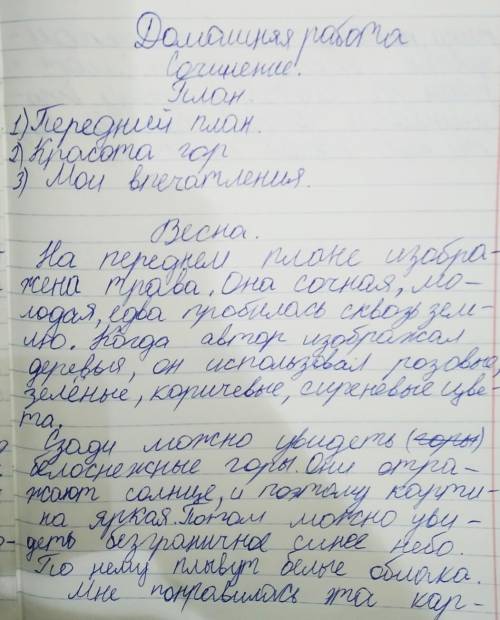 Сочинение по картине весна автор В.Енин