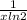 \frac{1}{xln2}