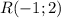 R(-1;2)