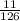 \frac{11}{126}