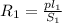 R_1 = \frac{pl_1}{S_1}