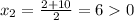 x_2=\frac{2+10}{2}=60