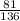 \frac{81}{136}\\