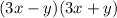 (3x-y)(3x+y)