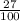 \frac{27}{100\\}