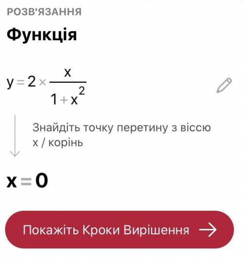 Надо решить очень до Исследовать функцию и построить ее график: у=2х/(1+x^2)