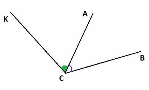 Углы KCA и ACB имеют общую сторону. Какую?