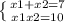 \left \{ {{x1+x2=7} \atop {x1x2=10}} \right.