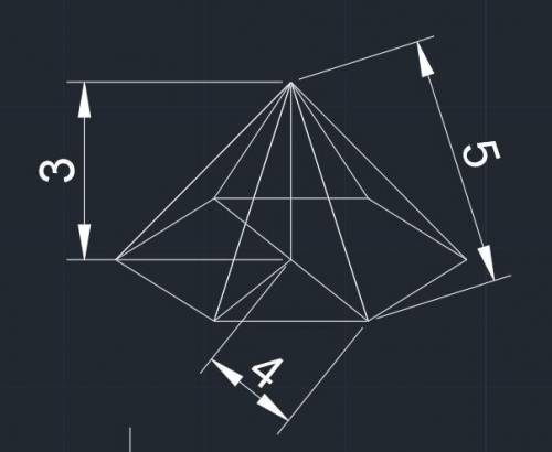 В правильной шестиугольной пирамиде высота равна 3, боковое ребро равно 5, найти сторону основания​