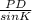 \frac{PD}{sinK}