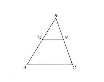 Прямая, параллельная стороне AC треугольника ABC, пересекает стороны AB и BC в точках M и N соответс