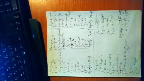 Решить систему уравнений методом сложения: x+y=7 x-y=13 3x+4y=2 -3x+5y=16 x+y=7 2x+3xy=-6