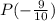 P(-\frac{9}{10}) \\