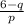 \frac{6-q}{p}