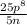 \frac{25p^{8} }{5n}