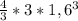 \frac{4}{3} *3*1,6^{3}