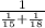 \frac{1}{\frac{1}{15} +\frac{1}{18} }