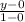 \frac{y-0}{1-0}