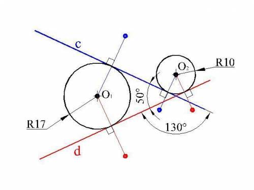 сделайте1. Найдите разность угла BCD и угла ACB2.На сколько длина окружности с центром в точке О¹ бо