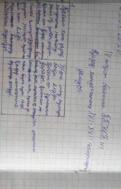 « Қазақ хандығынын XVI - XVII ғасырлардағы дамуы » бөлімі бойынша жиынтык бағалау Тақырып Тәуекел ха