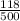 \frac{118}{500}