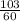 \frac{103}{60}