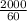 \frac{2000}{60}