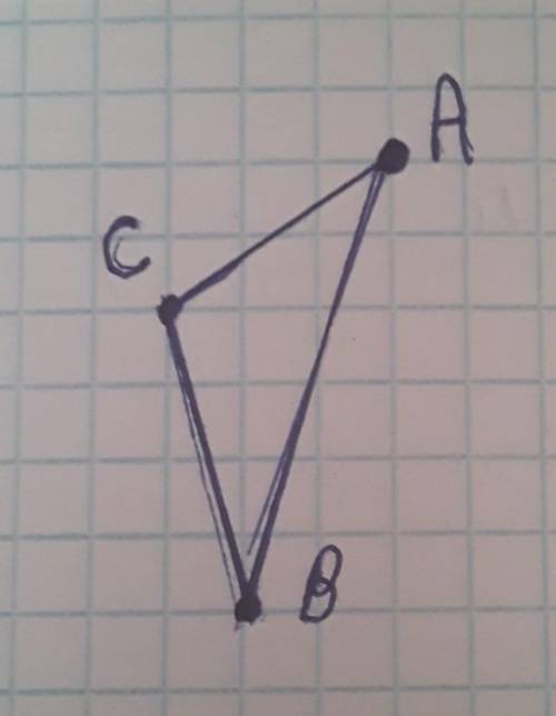 Построить A,B,C симметричный A​