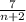 \frac{7}{n+2}