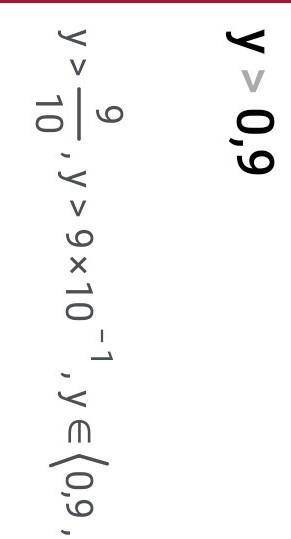 7(y- 1, 5 )+4,4 >4y-3,4​