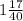 1\frac{17}{40}