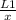 \frac{L1}{x}