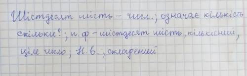 Розбір числівника як частини мови шістдесят шість мне очень нужно за ответ