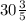 30\frac{3}{5}