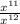 \frac{x^{11} }{x^{12} }