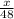 \frac{x}{48}