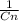 \frac{1}{Cn}